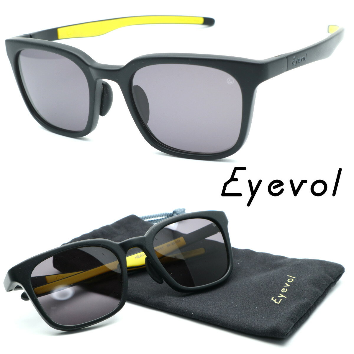 【Eyevol】アイボル サングラス　HEATH2 col.MBK-LT 日本製 女子プロゴルファーをはじめとする様々なトップアスリートが着用する話題のスポーツサングラス【店内全品送料無料】【正規代理店品】【あす楽】クラシック ボストン メンズ ユニセックス