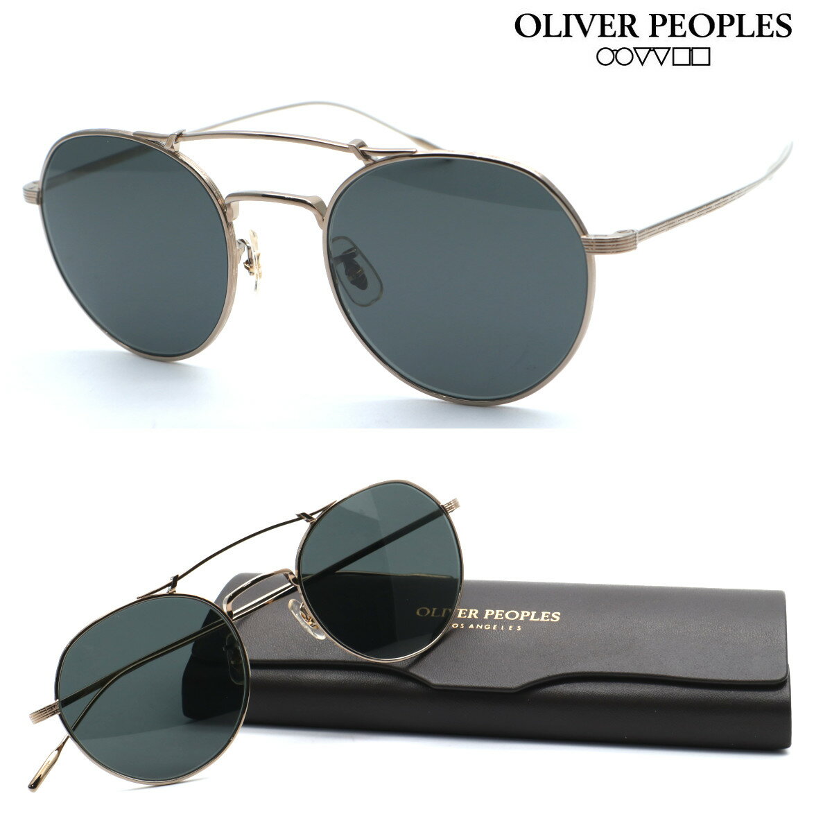 オリバーピープルズ サングラス メンズ 【OLIVER PEOPLES】オリバーピープルズ サングラス　OV1309ST col.5292P2 REYMONT 日本製 【oliver peoples オリバーピープルズ 】【送料無料】【正規代理店品】【あす楽】クラシック ボストン メンズ ユニセックス おしゃれ ブランド 高級