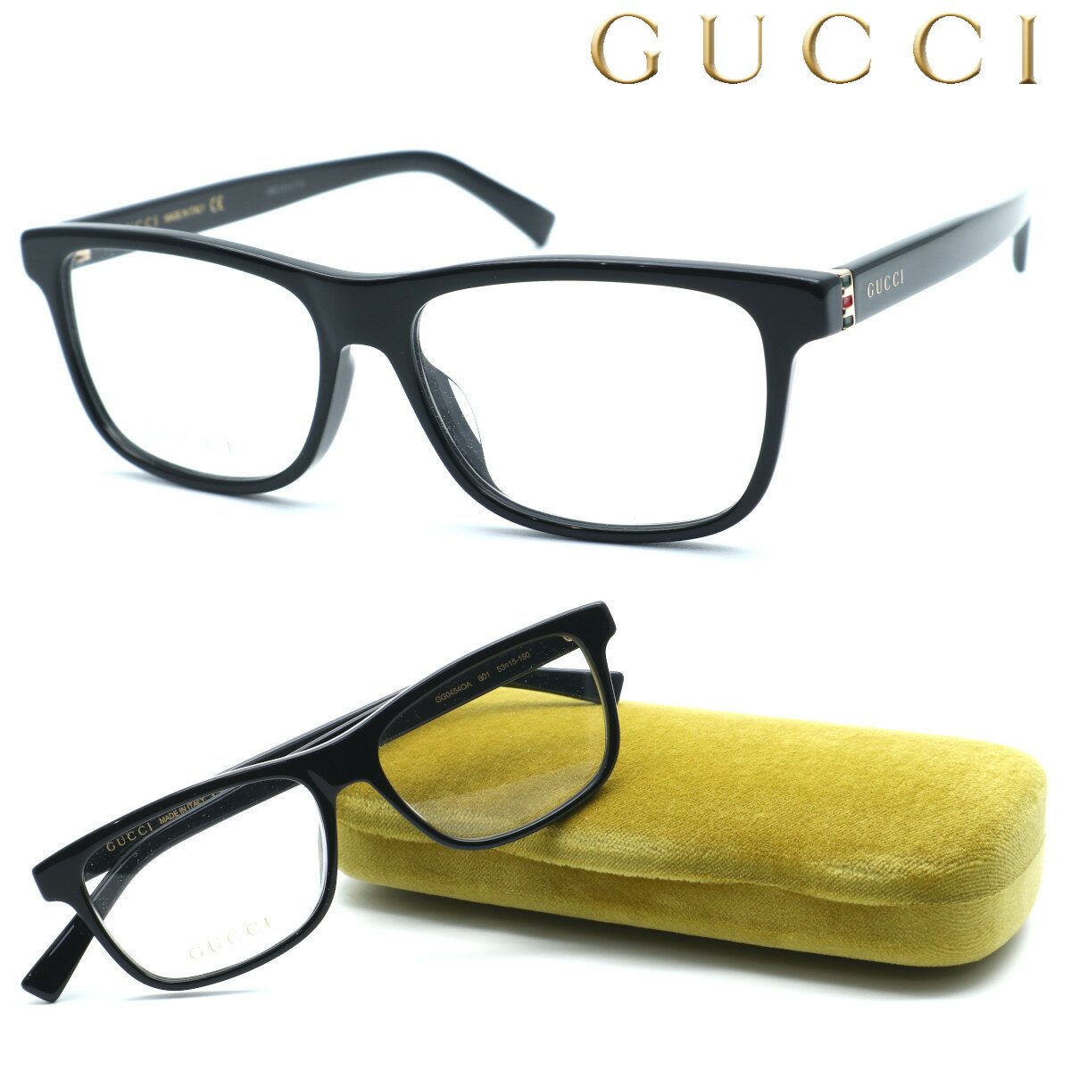 【GUCCI】グッチ メガネ GG0454OA col.001