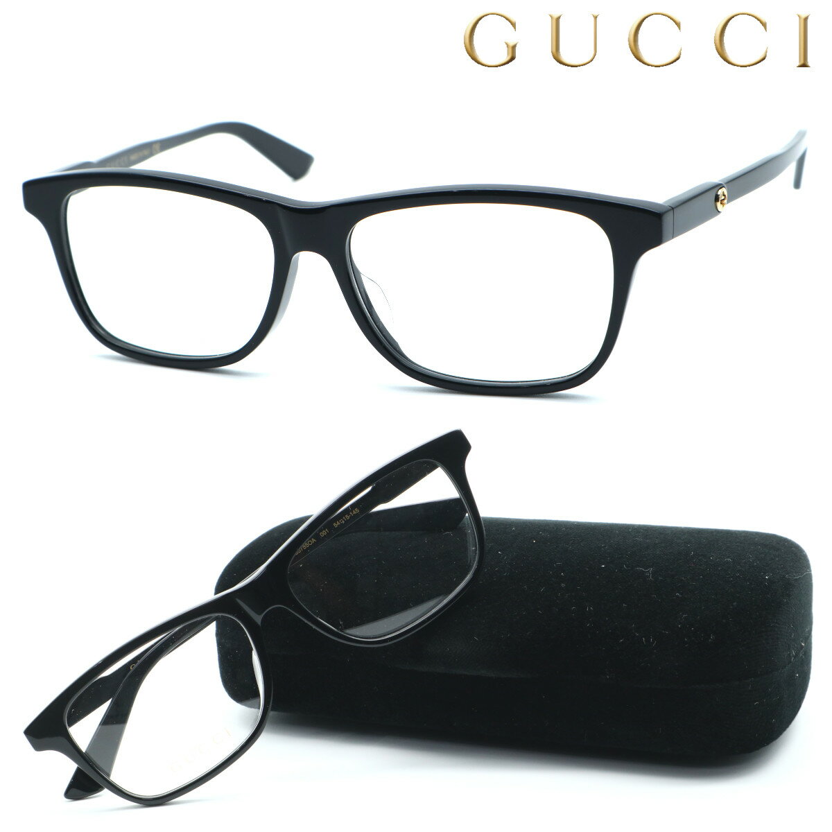 【GUCCI】グッチ メガネ GG0755OA col.001