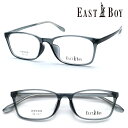 商品カテゴリー：メガネ ■ブランド EAST BOY ■型番 EB-502 col.8 ■サイズ [A]レンズの横幅：約53mm [B]鼻幅：約17mm [C]テンプルの長さ：約145mm [D]フレーム全体の幅：約139mm [E]フレーム縦幅：約38mm ■フレームカラー：フロント グレー ■フレームカラー：テンプル ブラック ■レンズ材質 デモレンズ(プラスティック) ※デモレンズが入った状態ではご使用できませんので、必ず度数ナシ・度数付レンズ 　に入れ替えてご使用ください。 ■付属品 サービスケース ※付属品の仕様等は変更になる場合ございます。ご了承くださいませ。 ■生産国 Made In china ■状態 新品 ■発送 フレームのみの場合は即日又は翌日（休業日除く）レンズ入れ替えのご注文の場合は3日前後で 発送させていただきます。 ※レンズ特注の場合は7日〜10日で発送させていただきます。 　(カラー染色・度数特注範囲・度数付b.uiレンズなど) ■当店の取扱い商品は在庫を実店舗・他サイトと共有しているものもございますので、ご注文いただきました時点で既に在庫切れ 　となっている場合もございます。その際は大変ご迷惑をお掛け致しますが、何卒よろしくお願い致します。