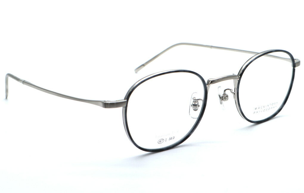 【MACKINTOSH PHILOSOPHY】マッキントッシュ フィロソフィー MP-1003 col.1 メガネ 度付又は度無レンズセット【正規販売店品】【送料無料】メンズ ユニセックス 高級 おしゃれ ブランド ボストン ラウンド 丸メガネ