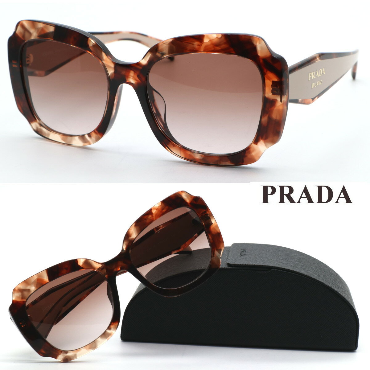 プラダ サングラス（レディース） 【PRADA】プラダ サングラス SPR16Y-F col.0IR-0A6【ルックスオティカジャパン正規品】【送料無料】【あす楽】高級 メンズ レディース おしゃれ ブランド