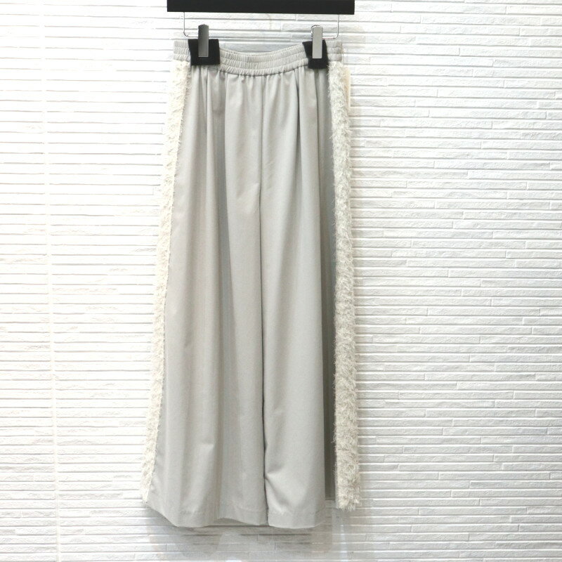 Mylanka /ミランカ/サイドラインパンツ/M39403/ size:38 カラー：ライトグレー