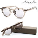 【Maison de Luxe LUNETTES】メゾンドリュクス ルネッツ サングラス ML-128S C2.CBG 度付き可能 日本製 【インフルエンサーの...