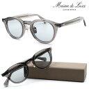 【Maison de Luxe LUNETTES】メゾンドリュクス ルネッツ サングラス ML-128S C3.CGY 度付き可能 日本製 【インフルエンサーの...