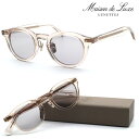 【Maison de Luxe LUNETTES】メゾンドリュクス ルネッツ サングラス ML-128S C4.CIV 度付き可能 日本製 【インフルエンサーの...