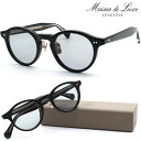 【Maison de Luxe LUNETTES】メゾンドリュクス ルネッツ サングラス ML-129S C1.CBK 度付き可能 日本製 【インフルエンサーの...