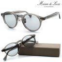 【Maison de Luxe LUNETTES】メゾンドリュクス ルネッツ サングラス ML-129S C3.CGY 度付き可能 日本製 【インフルエンサーの...