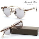 【Maison de Luxe LUNETTES】メゾンドリュクス ルネッツ サングラス ML-129S C4.CIV 度付き可能 日本製 【インフルエンサーの...