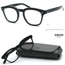 【QWON】クヲン model:TWA col.BK メガネ 度付又は度無レンズセット 【正規品】【送料無料】メンズ レディース ユニセックス ボストン クラシ...
