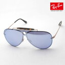 プレミア生産終了モデル レイバン サングラス 正規品 ブレイズ シューター Ray-Ban RB3581N 90351U レディース メンズ ミラー RayBan ティアドロップ ゴールド系(4)