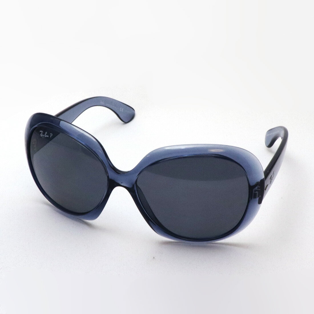 レイバン 偏光サングラス 正規品 JACKIE OHH 2 ジャッキーオー ツー Ray-Ban RB4098 659281 レディース レディースモデル RayBan 純正度付きレンズ可 度付きサングラス可 Made In Italy バタフライ ブルー系