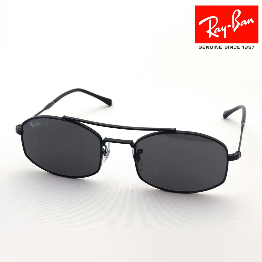 NewModel レイバン サングラス 正規品 Ray-Ban RB3719 002B1 レディース メンズ RayBan 純正度付きレンズ可 度付きサングラス可 オーバル ブラック系