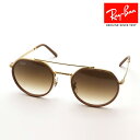 NewModel レイバン サングラス 正規品 Ray-Ban RB3765 00151 レディース メンズ 丸 RayBan 純正度付きレンズ可 度付きサングラス可 ラウンド ゴールド系 ブラウン系