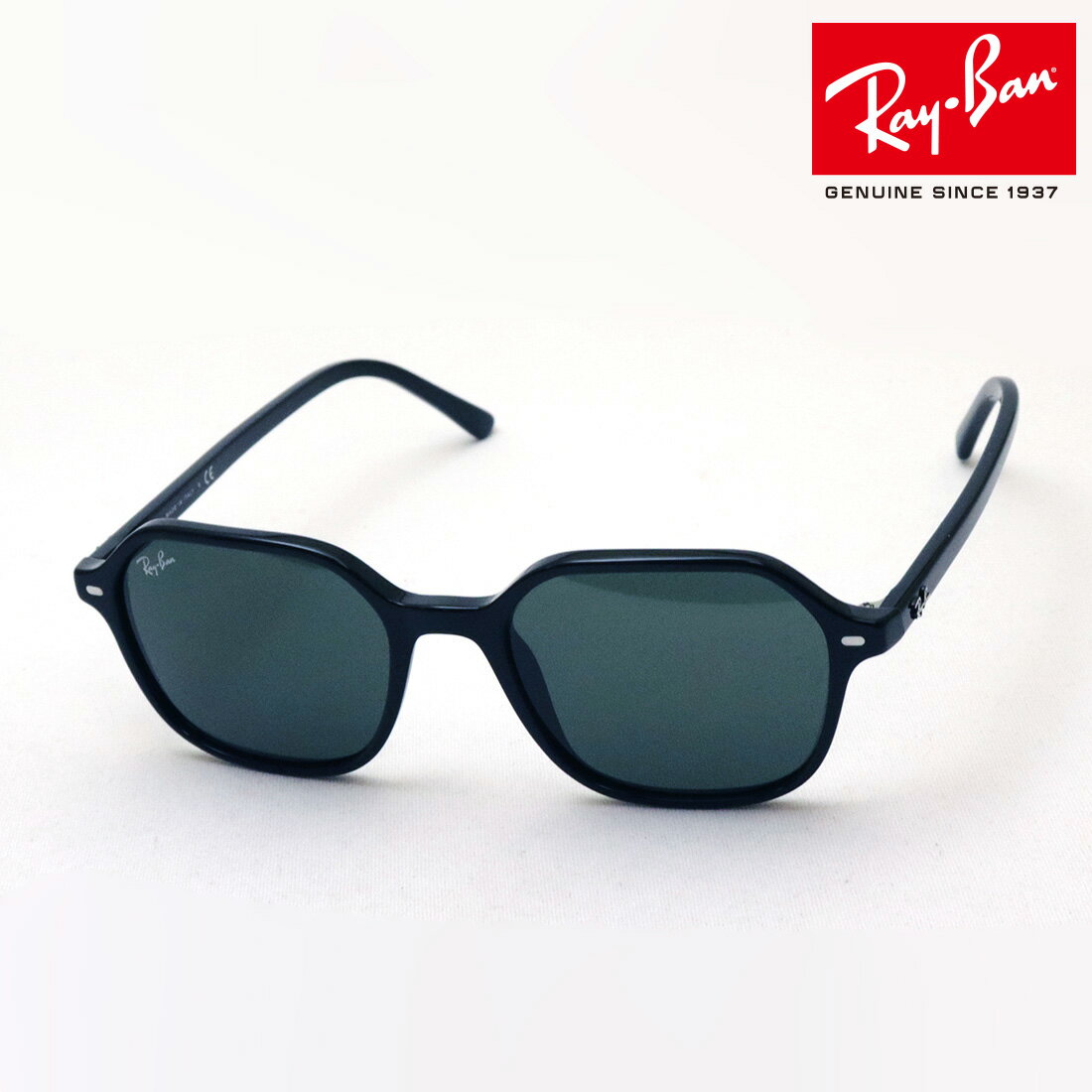 楽天グラスマニア -Tokyo Aoyama-正規レイバン日本最大級の品揃え レイバン サングラス ジョン Ray-Ban RB2194 90131 JOHN レディース メンズ RayBan 純正度付きレンズ可 度付きサングラス可 Made In Italy スクエア ブラック系