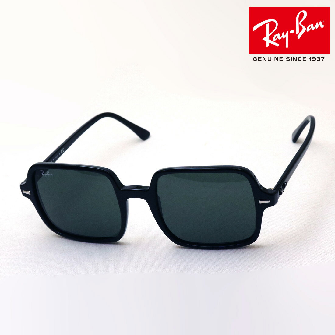 レイバン サングラス 正規品 Ray-Ban RB1973 90131 レディース レディースモデル RayBan 純正度付きレンズ可 度付きサングラス可 Made In Italy スクエア ブラック系