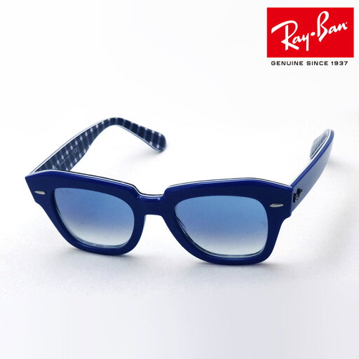 プレミア生産終了モデル レイバン サングラス 正規品 ステートストリート Ray-Ban RB2186 13193F レディース メンズ 大きい RayBan Made In Italy ウェリントン ブルー系 プレミア生産終了モデル レイバン サングラス 正規品 ステートストリート Ray-Ban RB2186 13193F レディース メンズ 大きい RayBan Made In Italy ウェリントン ブルー系
