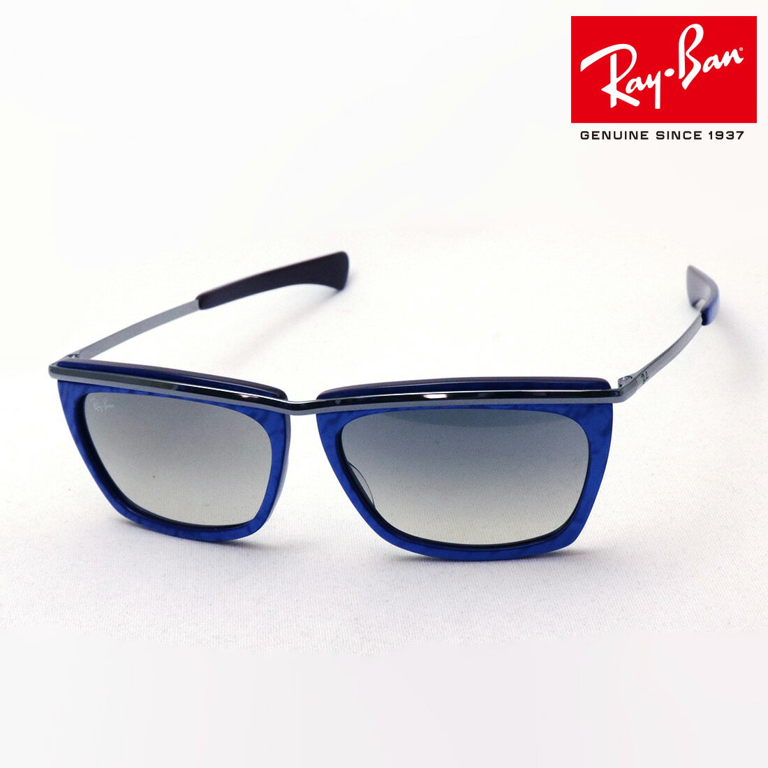 プレミア生産終了モデル レイバン サングラス 正規品 オリンピアン ツー Ray-Ban RB2419 131032 メンズ RayBan Made In Italy アクティブ ブルー系