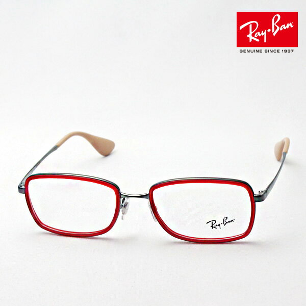 プレミア生産終了モデル レイバン メガネ フレーム 正規品 Ray-Ban RX6336 2856 伊達メガネ 度付き ブルーライト カット 眼鏡 メタル RayBan スクエア