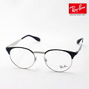 プレミア生産終了モデル レイバン メガネ フレーム 正規品 Ray-Ban RX6406 2861 伊達メガネ 度付き ブルーライト カット 眼鏡 丸メガネ 黒...