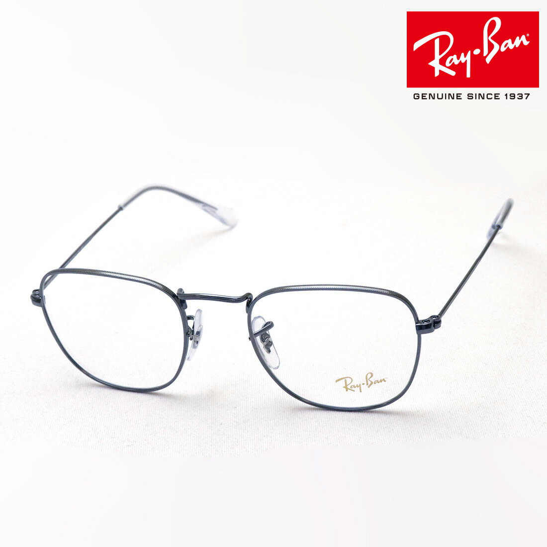 レイバン メガネ メンズ 正規レイバン日本最大級の品揃え レイバン メガネ フレーム フランク Ray-Ban RX3857V 2502 RX3857VF 2502 伊達メガネ 度付き ブルーライト カット 眼鏡 メタル RayBan スクエア シルバー系