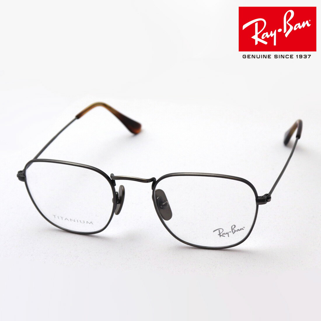 KCo{ő勉̕i Co Kl t[ FRANK TITANIUM tN `^jE Ray-Ban RX8157V 1223 ɒBKl xt u[Cg Jbg ዾ ^ RayBan Made In Japan XNGA Vo[n