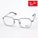 レイバン メガネ フレーム 正規品 JIM ジム Ray-Ban RX3694V 2502 伊達メガネ 度付き ブルーライト カット 眼鏡 メタル 丸メガネ R...