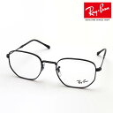 レイバン メガネ フレーム 正規品 Ray-Ban RX6496 2509 伊達メガネ 度付き ブルーライト カット 眼鏡 黒縁 メタル RayBan スクエア...