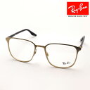 NewModel レイバン メガネ フレーム 正規品 Ray-Ban RX6512 2860 伊達メガネ 度付き ブルーライト カット 眼鏡 RayBan メタル スクエア ゴールド系(4)