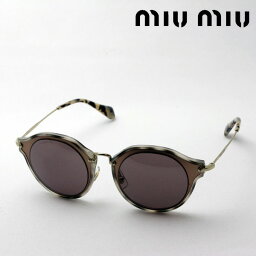 ミュウミュウ 【ミュウミュウ サングラス 正規販売店】 miumiu MU51SS VA86X1 レディース ラウンド