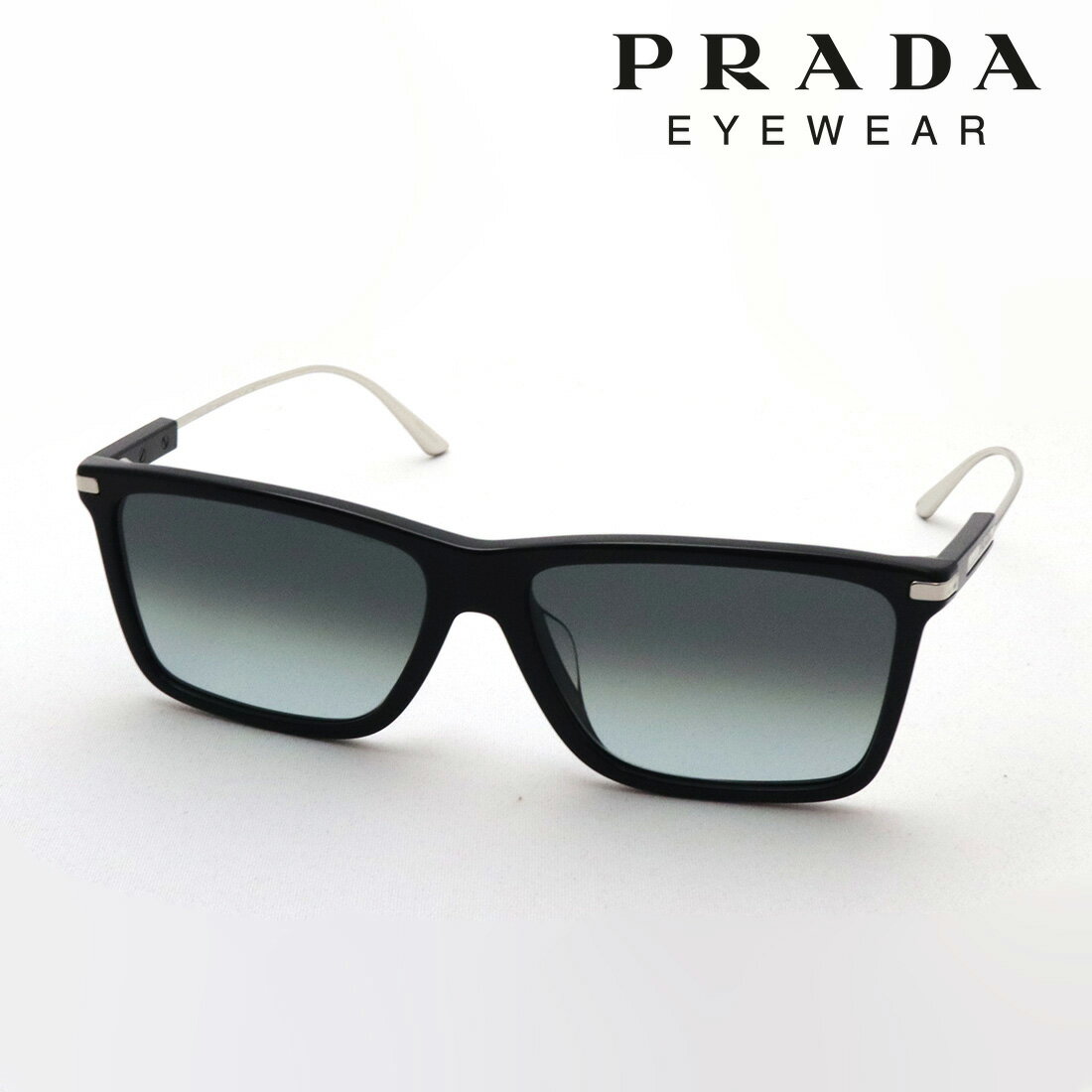 【プラダ サングラス 正規販売店】 Made In Italy PRADA PR01ZSF 1AB06T メンズ HERITAGE スクエア ブラック系