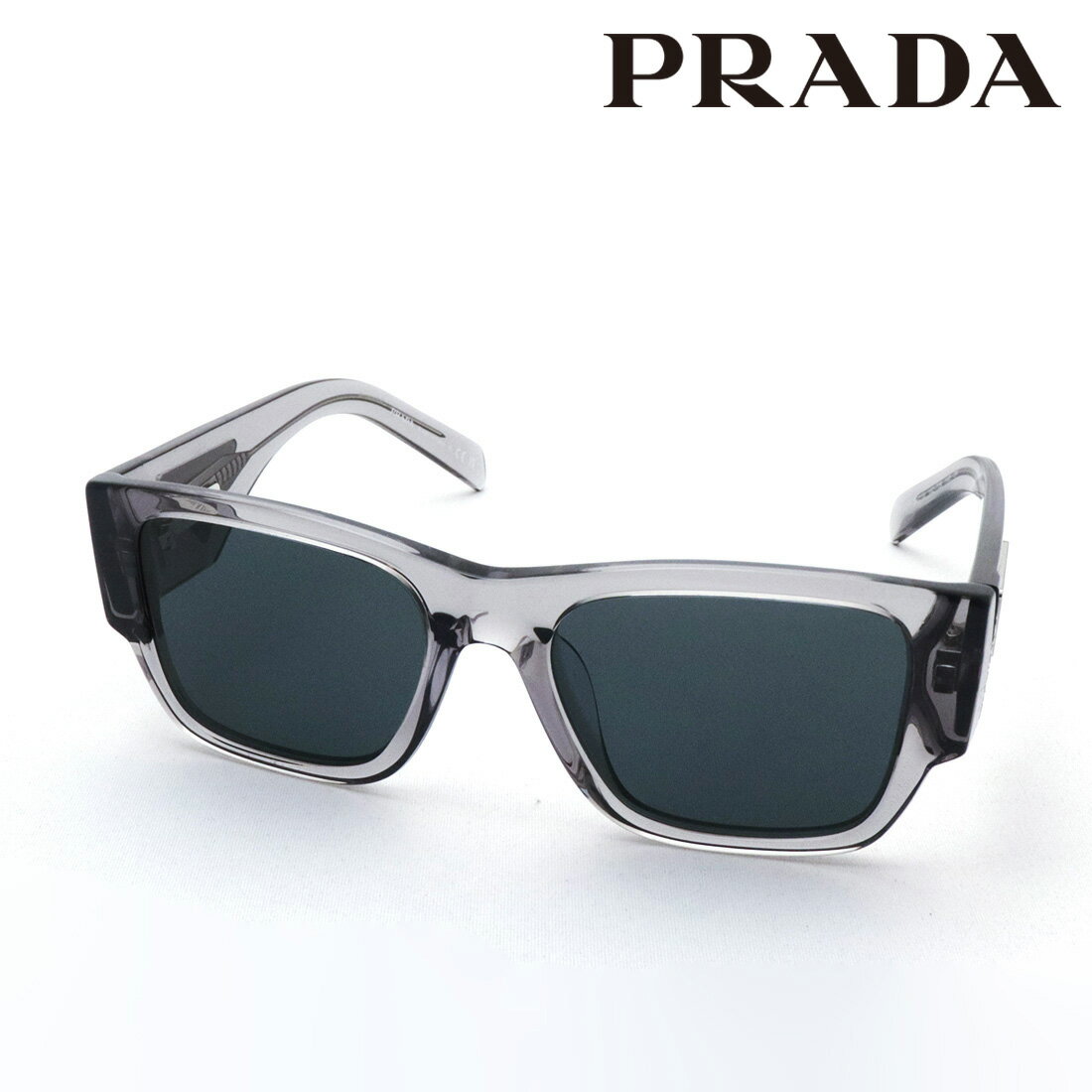 【プラダ サングラス 正規販売店】 PRADA PR10ZSF 16Z70B 55 CATWALK メンズ Made In Italy スクエア グレー系