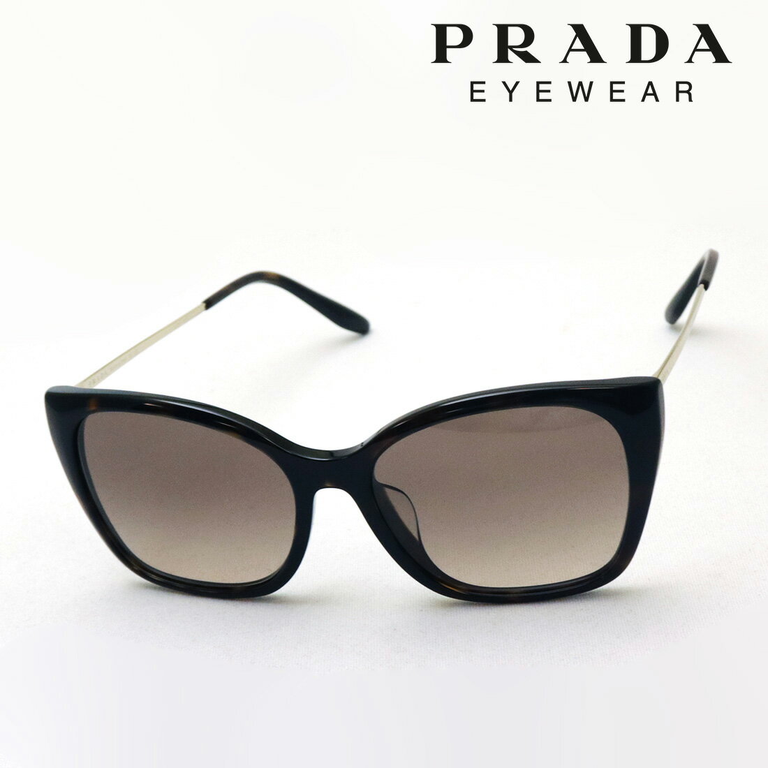 プラダ サングラス（レディース） 【プラダ サングラス 正規販売店】 PRADA PR12XSF 2AU3D0 レディース CATWALK Made In Italy フォックス トータス系