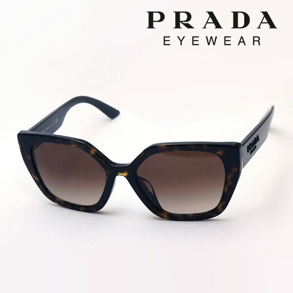 プラダ サングラス（レディース） 【プラダ サングラス 正規販売店】PRADA PR24XSF 2AU6S1 レディース HERITAGE Made In Italy スクエア トータス系