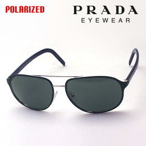 NewModel 【プラダ サングラス 偏光 正規販売店】 PRADA PR53XS 524736 メンズ CONCEPTUAL Made In Italy ティアドロップ ブラック系 TOR