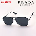 【プラダ サングラス 偏光 正規販売店】 PRADA PR63XS 1AB08G 58 メンズ CONCEPTUAL Made In Italy ティアドロップ ブラック系