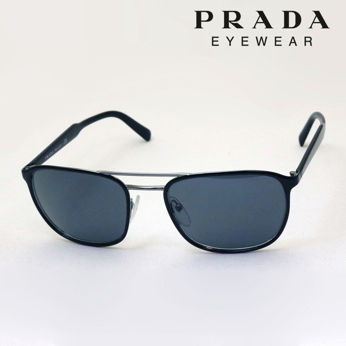 プレミア生産終了モデル 【プラダ サングラス 正規販売店】 PRADA PR75VS YDC0A9 メンズ CONCEPTUAL Made In Italy ティアドロップ ブラック系 TOR