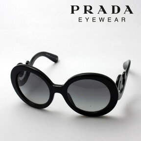 プレミア生産終了モデル 【プラダ サングラス 正規販売店】 Made In Italy PRADA PR27NSA 1AB3M1 ミニマルバロック サングラス 丸 レディース シェイプ