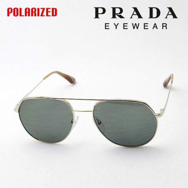 プレミア生産終了モデル 【プラダ サングラス 偏光 正規販売店】 Made In Italy PRADA PR55US ZVN198 メンズ CONCEPTUAL ティアドロップ