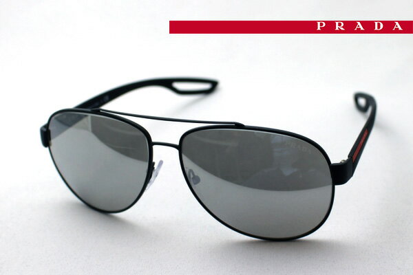 プレミア生産終了モデル プラダリネアロッサ(旧プラダスポーツ) 偏光サングラス PRADA LINEA ROSSA(旧PRADA SPORT) PS55QS TIG2B0 メンズ ミラー Made In Italy ティアドロップ