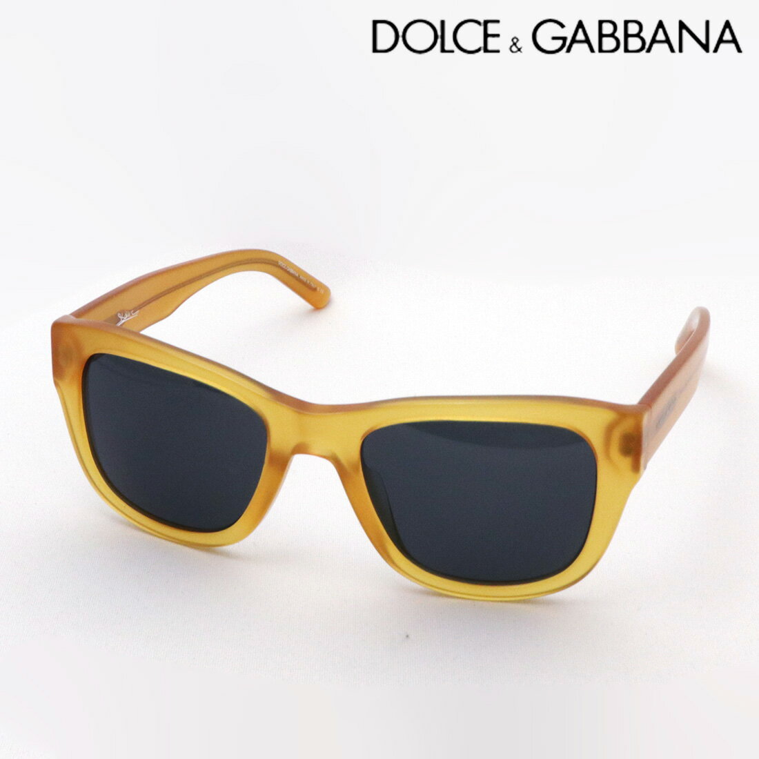 プレミア生産終了モデル【ドルチェ＆ガッバーナ サングラス 正規販売店】 DOLCE&GABBANA DG4177A 65287 ドルガバ Made In Italy ウェリントン イエロー系