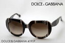 おすすめ価格 【ドルチェ＆ガッバーナ サングラス 正規販売店】 DOLCE&GABBANA DG4191P 272113 ドルガバ シェイプ ケースなし