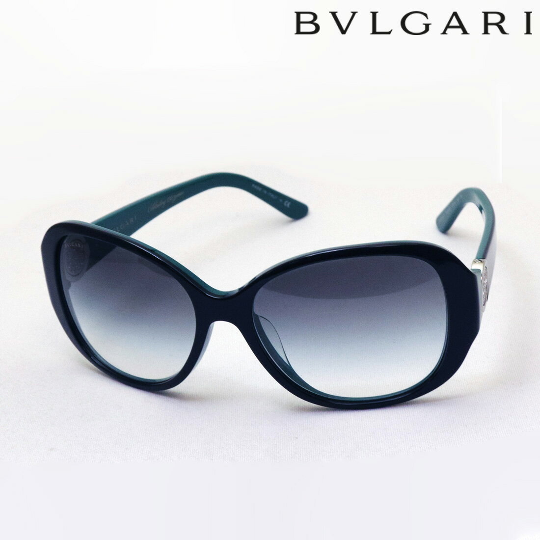 ブルガリ サングラス（レディース） プレミア生産終了モデル 【ブルガリ サングラス 正規販売店】 BVLGARI BV8138BF 53298E バタフライ Made In Italy ブラック系