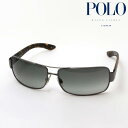 おすすめ価格 【POLORALPH LAUREN】 ポロラルフローレン サングラス PH3020 900211 Made In Italy スクエア ケースなし シルバー系