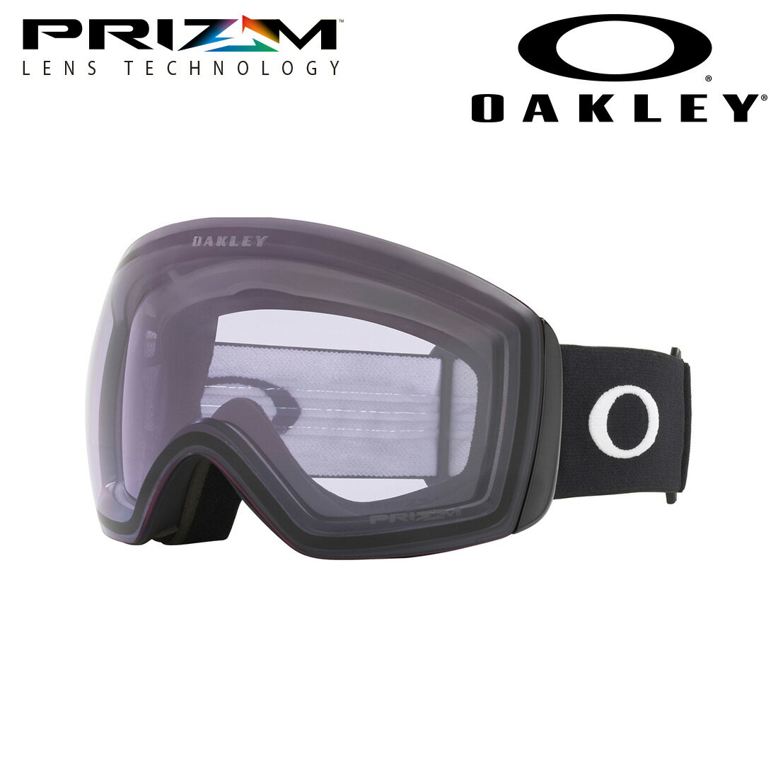 NewModel  オークリー ゴーグル プリズム スノー フライト デック L アジアンフィット OO7050-97 OAKLEY FLIGHT DECK L ASIAN FIT PRIZM SNOW ブラック系