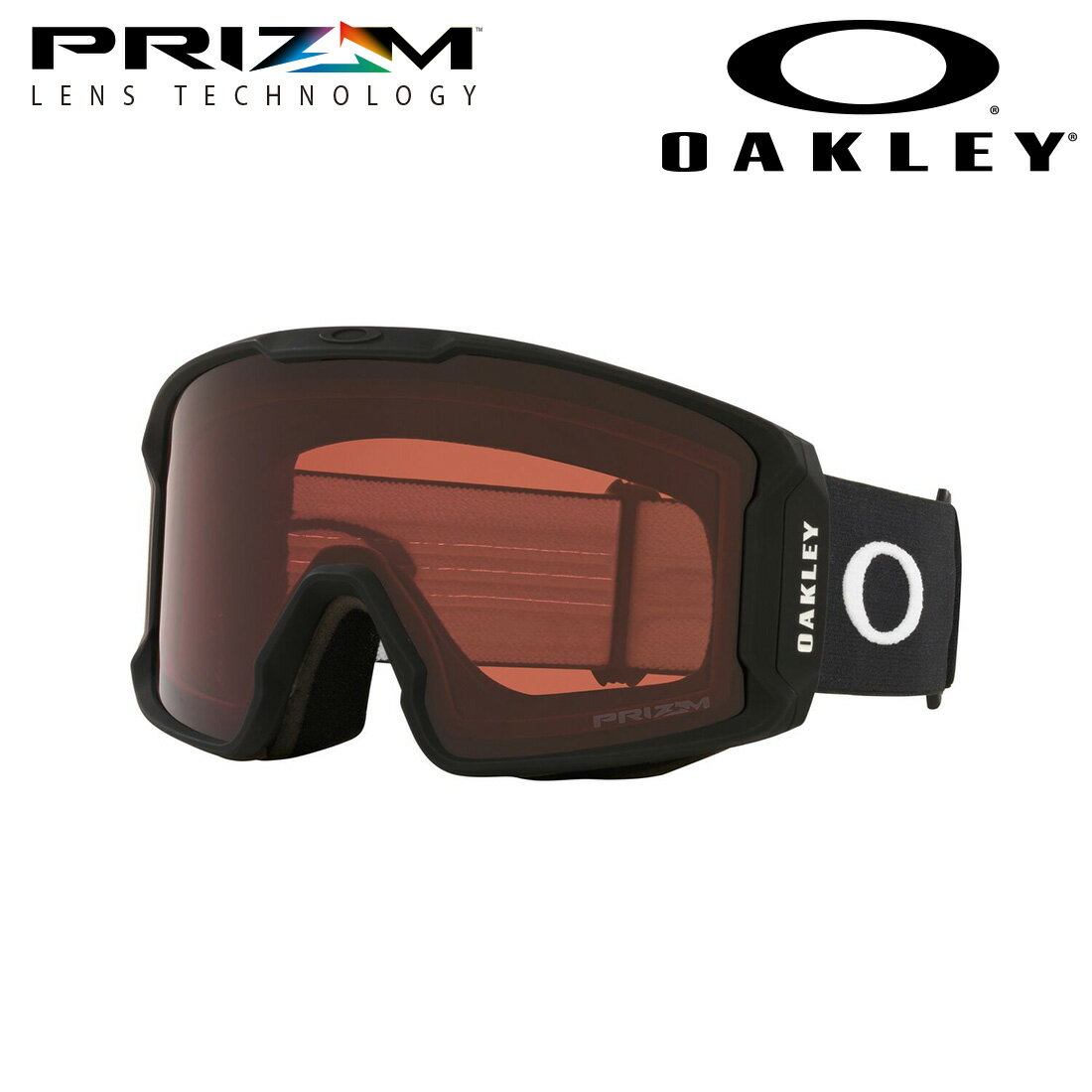 NewModel  オークリー ゴーグル プリズム スノー ライン マイナー L グローバルフィット OO7070-B8 OAKLEY LINE MINER L GLOBAL FIT PRIZM SNOW ブラック系