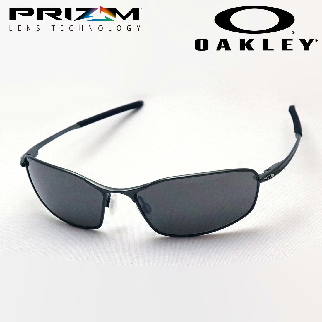 楽天グラスマニア -Tokyo Aoyama-【オークリー公認店】 オークリー サングラス プリズム ウィスカー OO4141-01 OAKLEY WHISKER PRIZM SPORT オーバル ブラック系