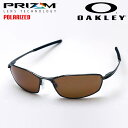 【オークリー公認店】 オークリー 偏光サングラス プリズム ウィスカー OO4141-05 OAKLEY WHISKER PRIZM SPORT オーバル ブラウン系