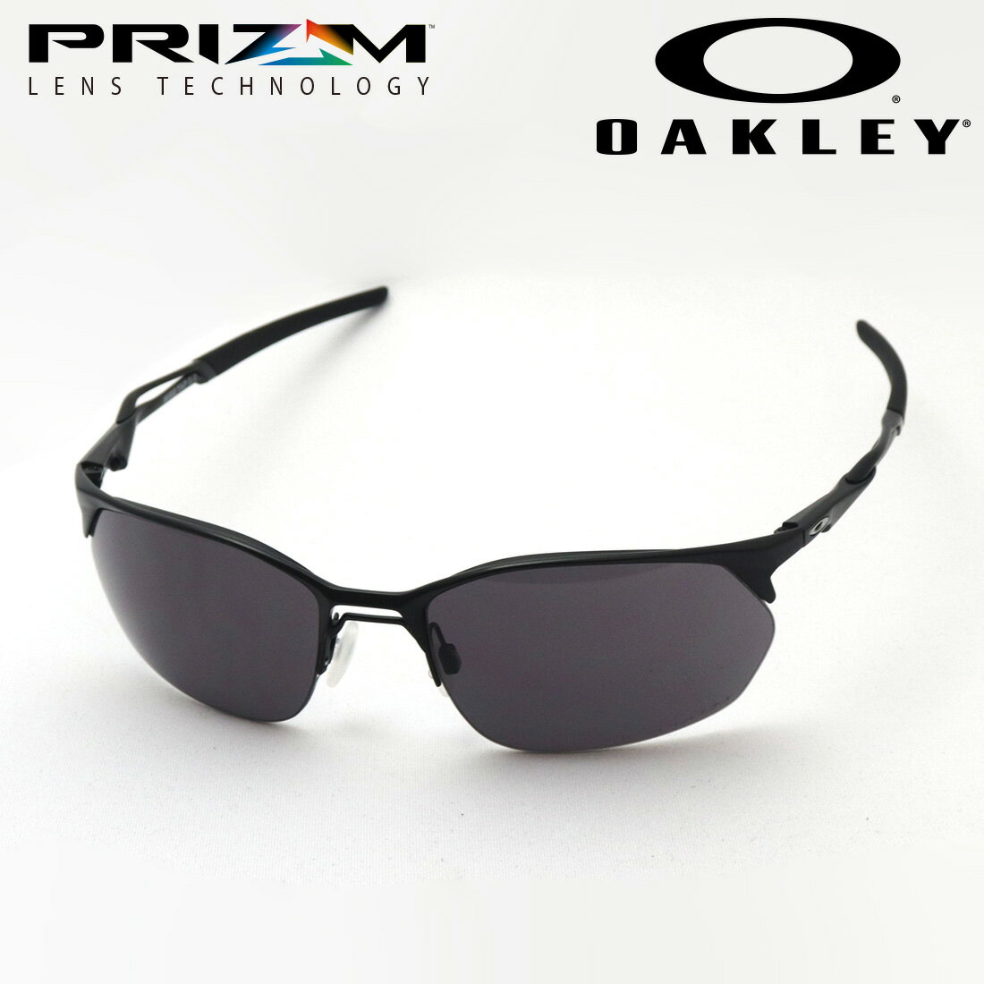 NewModel【オークリー公認店】 オークリー サングラス プリズム ワイヤータップ 2.0 OO4145-01 OAKLEY WIRE TAP 2.0 PRIZM SPORT アクティブ ブラック系